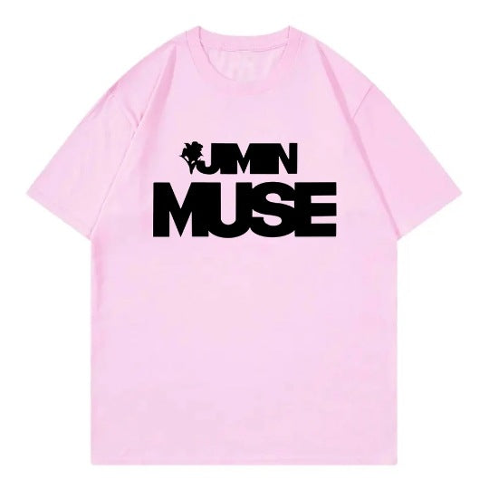 Unisex Kpop Jimin Muse Cotton T-shirt