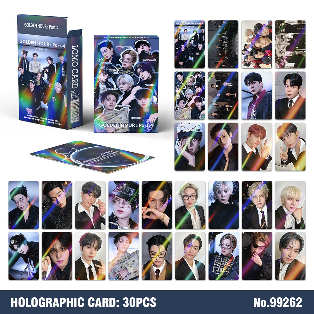 30PCS GOLDEN HOUR: Part.4 Holographic Photocard