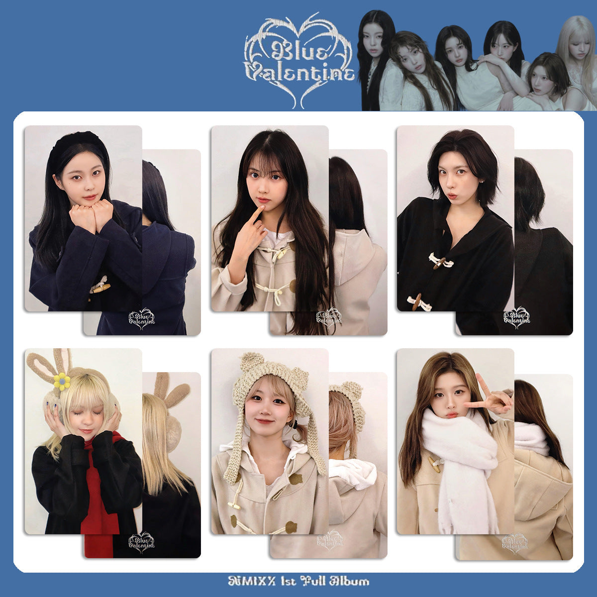NM Blue Valentine Album Photocard Set