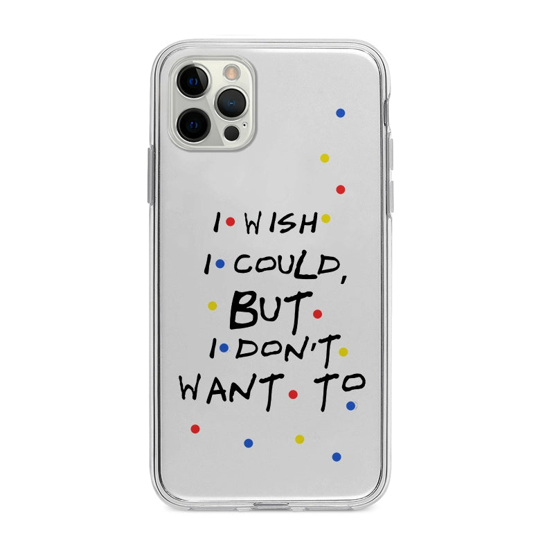 Friends Quotes Transparent Phone Case