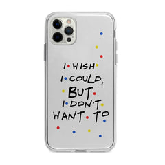 Friends Quotes Transparent Phone Case