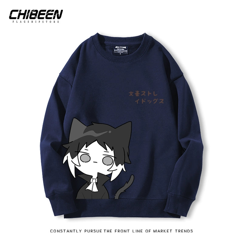 Unisex Dazai Anime Crew Neck Sweatshirt