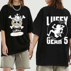 Unisex Luffy Gear 5 Loose Short-sleeved T-shirt