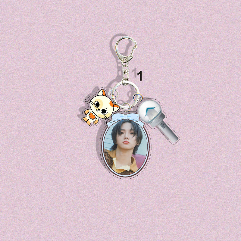 KPOP RIWOO Acrylic Pendant Keychain