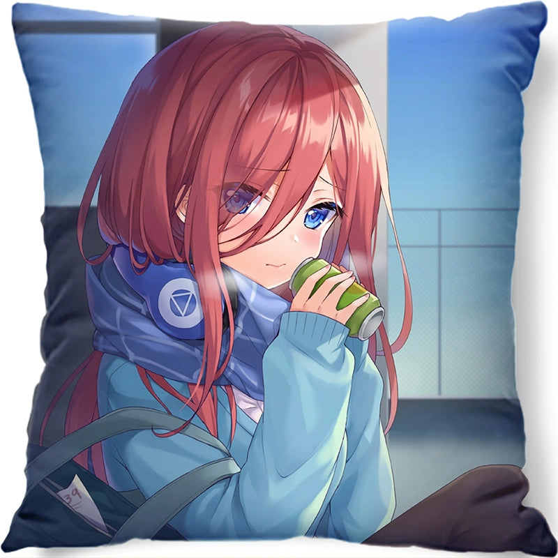 Nakano Anime Throw Pillow