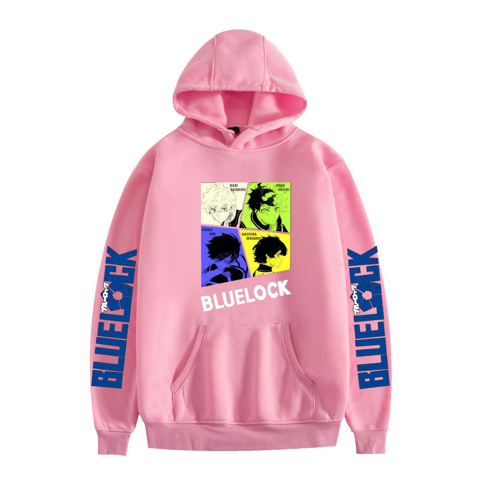 Casual Anime Graphic Printed Pullover Hoodie