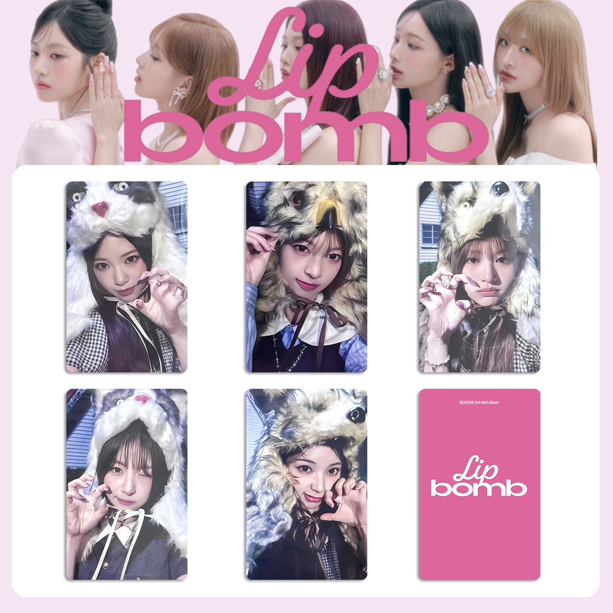 RESCENE Album LIP BOMB Bonus Photo Card