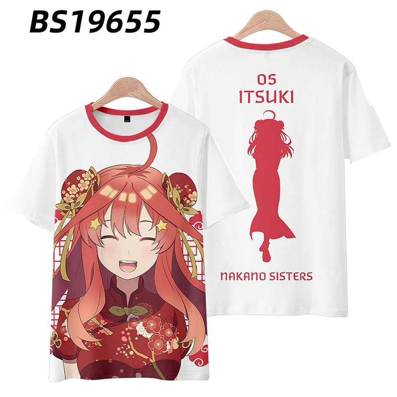 Nakano Anime Short-sleeved Cos T-shirt