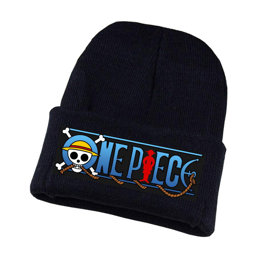 Leisure Anime Print Knitted Hat