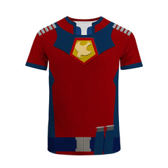 Men's Comic 3d Printed Sports Short-sleeved T-shirt