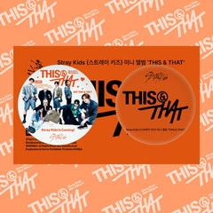 SKZ This & That Badge 2PCS Set