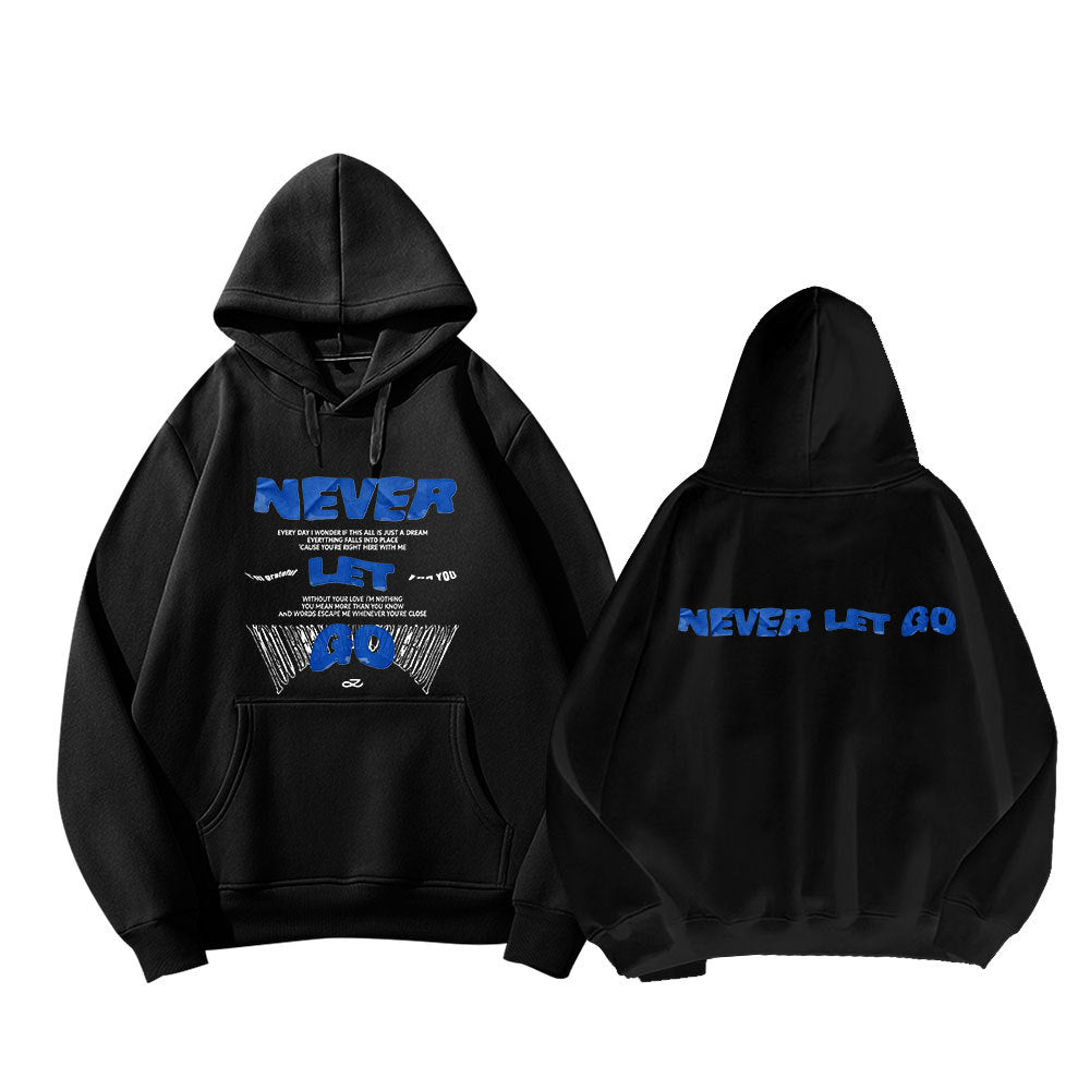 KPOP Album NEVER LET GO Double-sided Hoodie