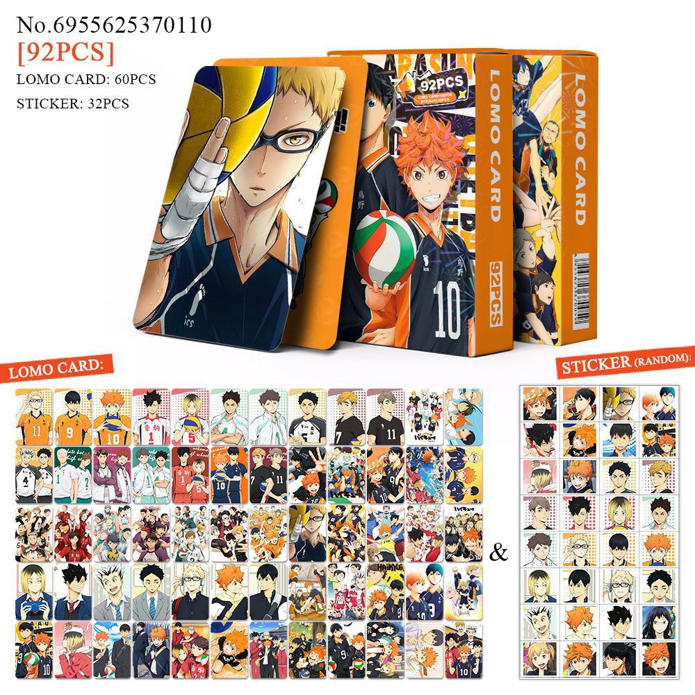 92 PCS Anime Photocards Collection