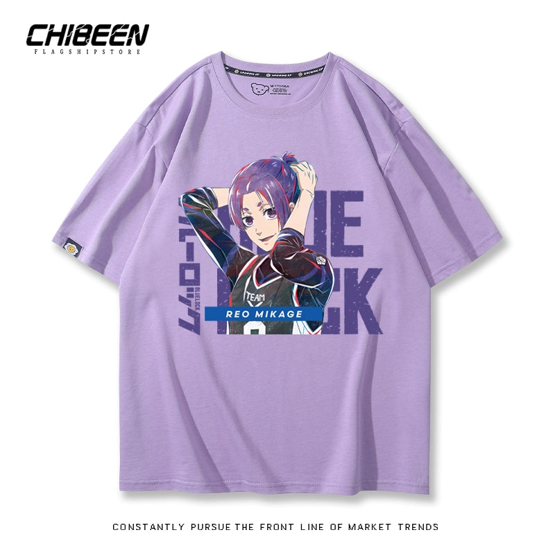 Casual Anime Short Sleeve Summer Cotton Tee