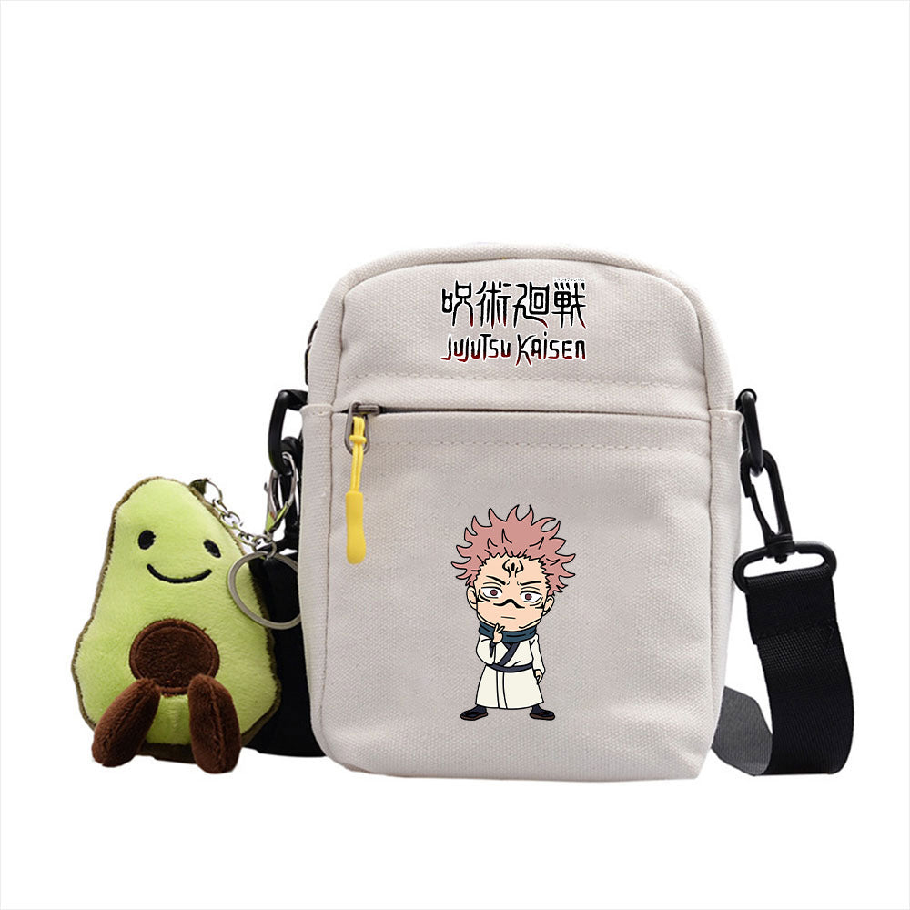 Casual Cartoon Anime Canvas Shoulder Bag