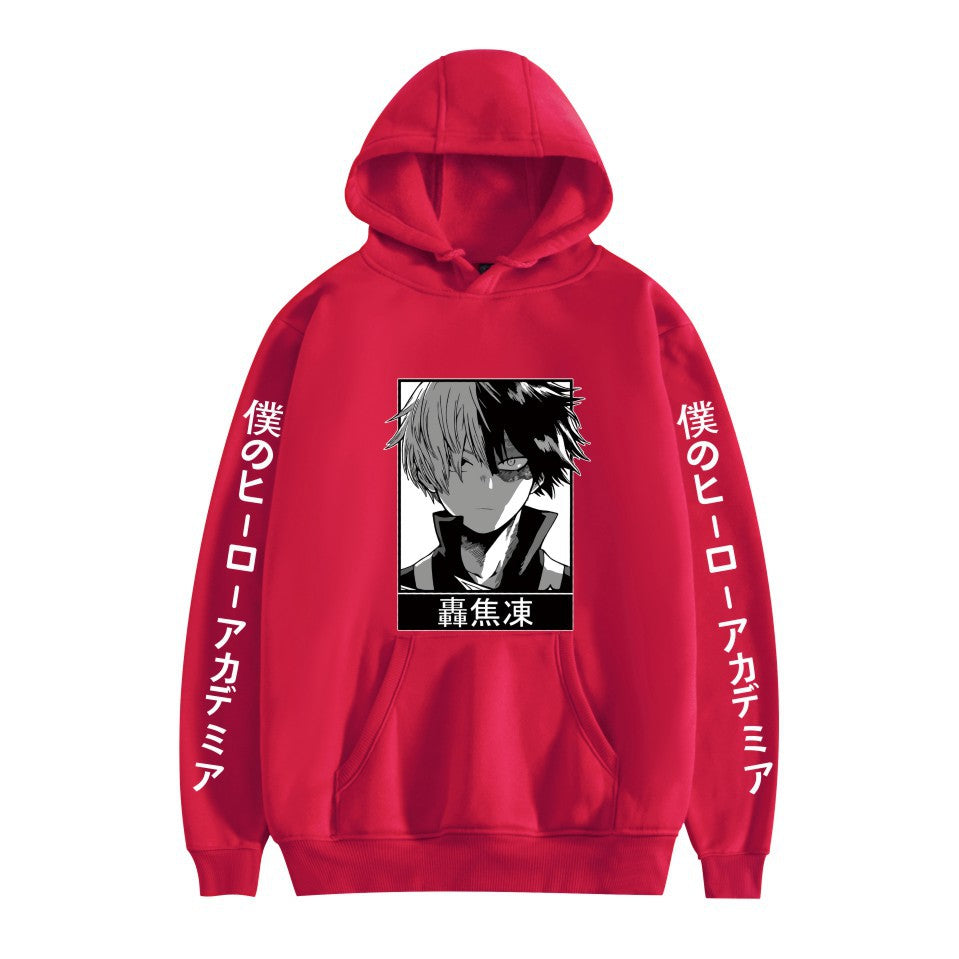 Men's and Women's Anime Graphic Print Hoodie Top