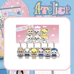 IVE "MINIVE" Acrylic Pendant Keychain Set
