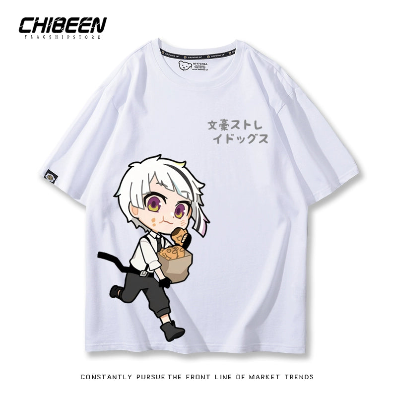 Versatile Dazai Anime Short Sleeve Summer T-Shirt