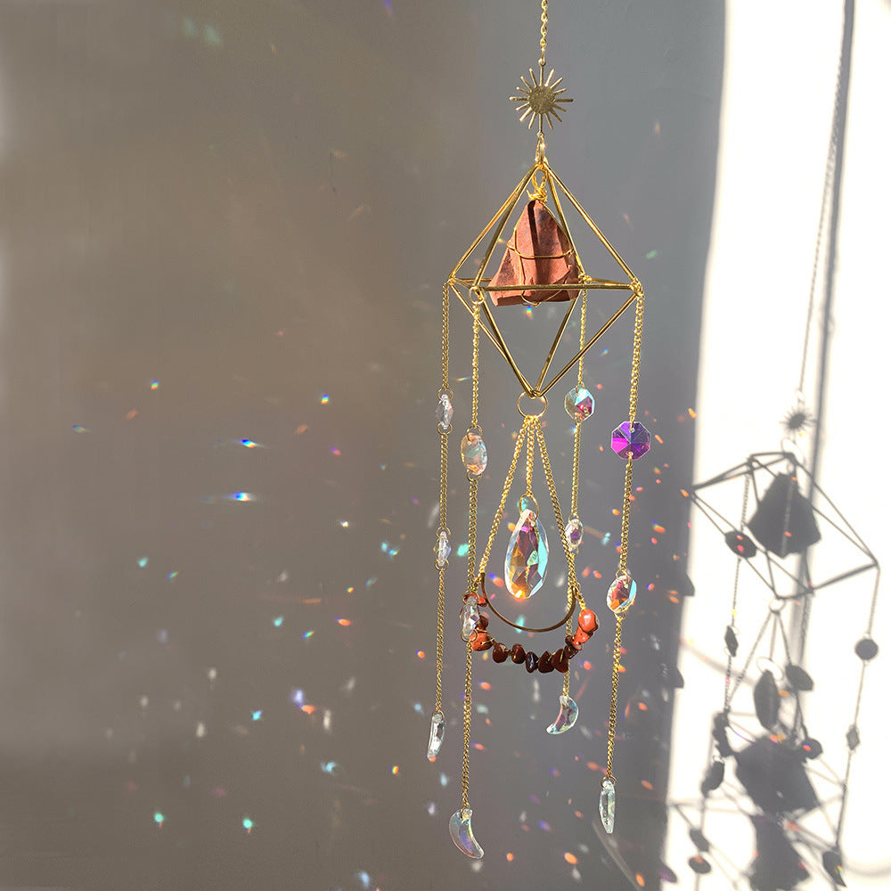 Crystal Rhombus Sun Catcher Pendant Ornament