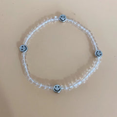 Soobin Same Smiley Face Beads Bracelet