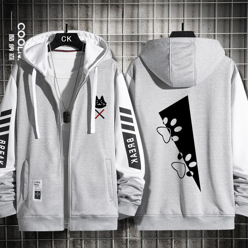 Trendy Vtuber Anime Zipper Cardigan Hoodie