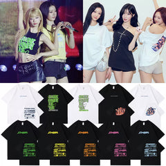 BM World Tour Printed Short-sleeved T-shirt
