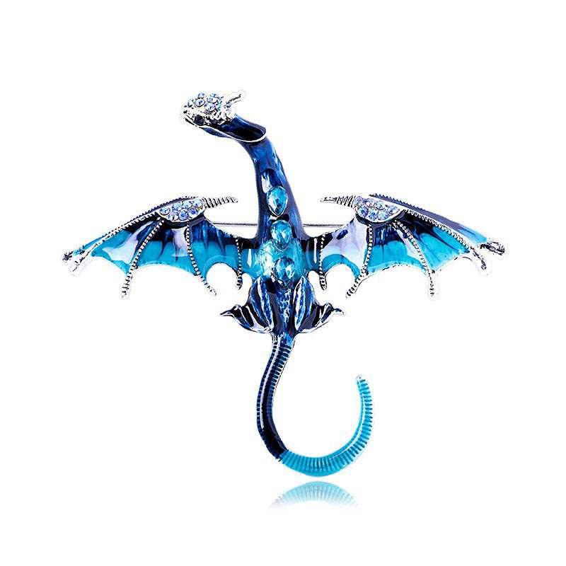 Retro Cartoon Dragon Shape Brooch