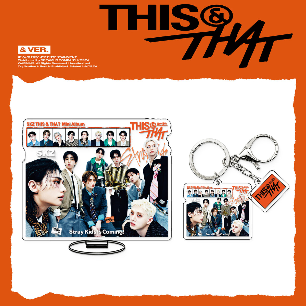 SKZ THIS&THAT Acrylic Stopper Keyring