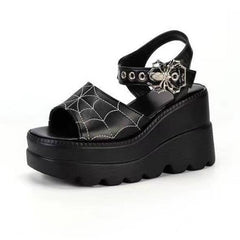 Black Widow Platform Sandals