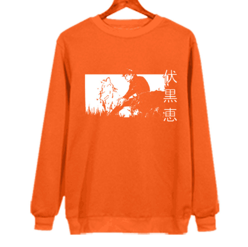 Unisex Anime Graphic Crew Neck Sweatshirt