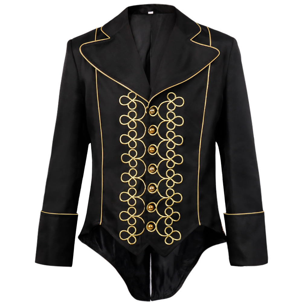 Vintage Men's Medieval Tuxedo Cosplay Costume