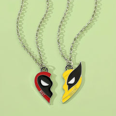 Deadpool and Wolverine Necklace Keychain