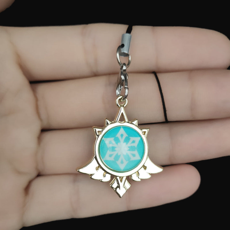 Chic Game Elements Shape Bracelet Keychain Pendant