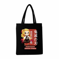 Leisure Anime Print Shoulder Tote Bag