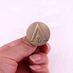 Retro Game Brooch Round Badge