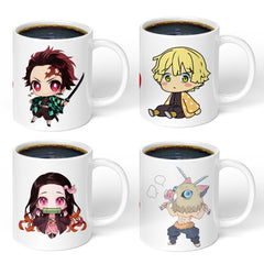 Lovely Anime Printed Ceramic White Mug