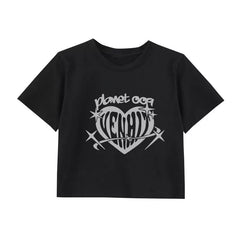 Joy Same Women's Short-sleeved Crop T-shirt