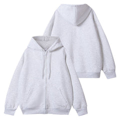 Karina Solid Color Zip Up Hoodie