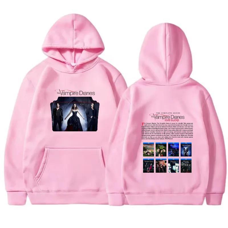 Unisex Tvd Pattern Pullover Hoodie