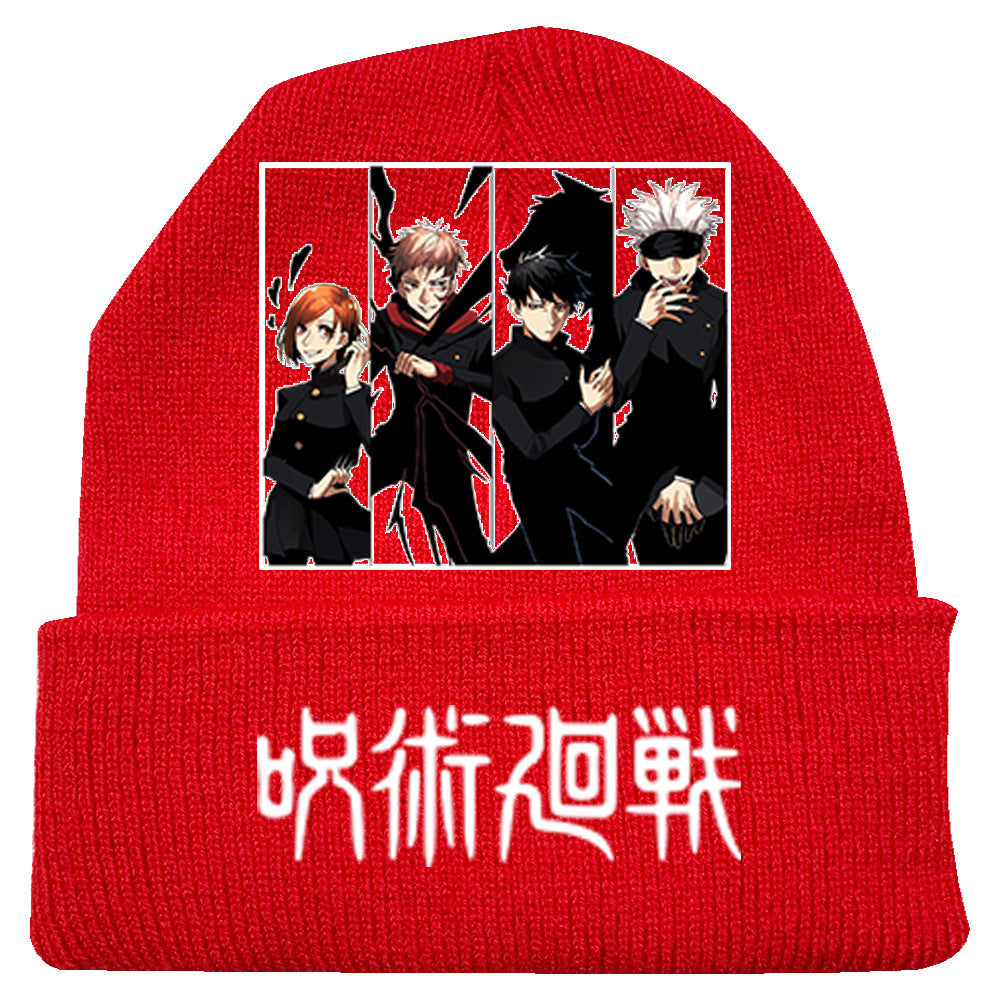 Casual Anime Gojo Warm Beanie