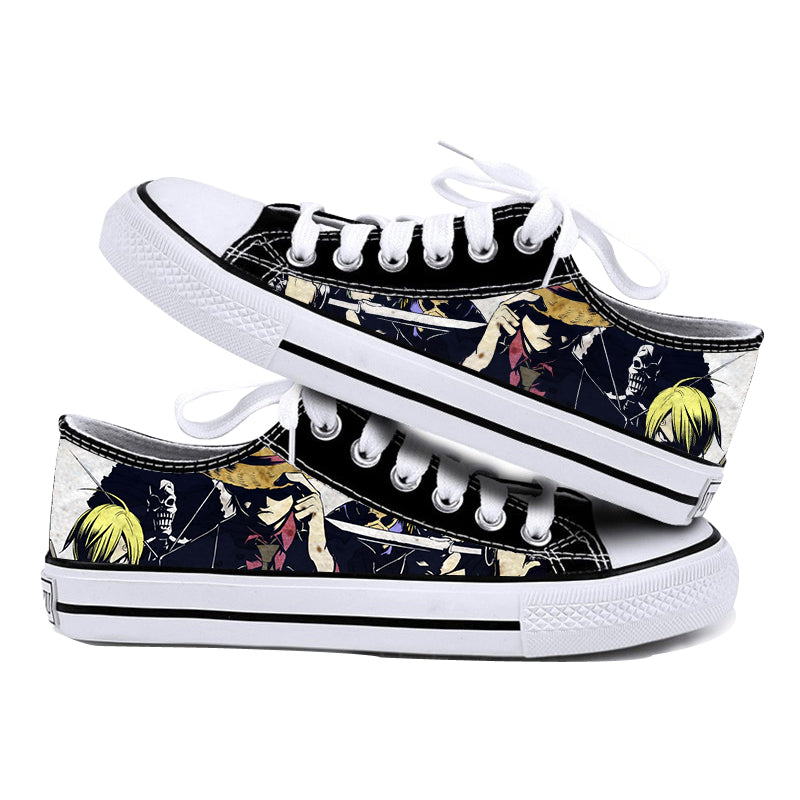 Trendy Low-top Anime Printed Board Shoes