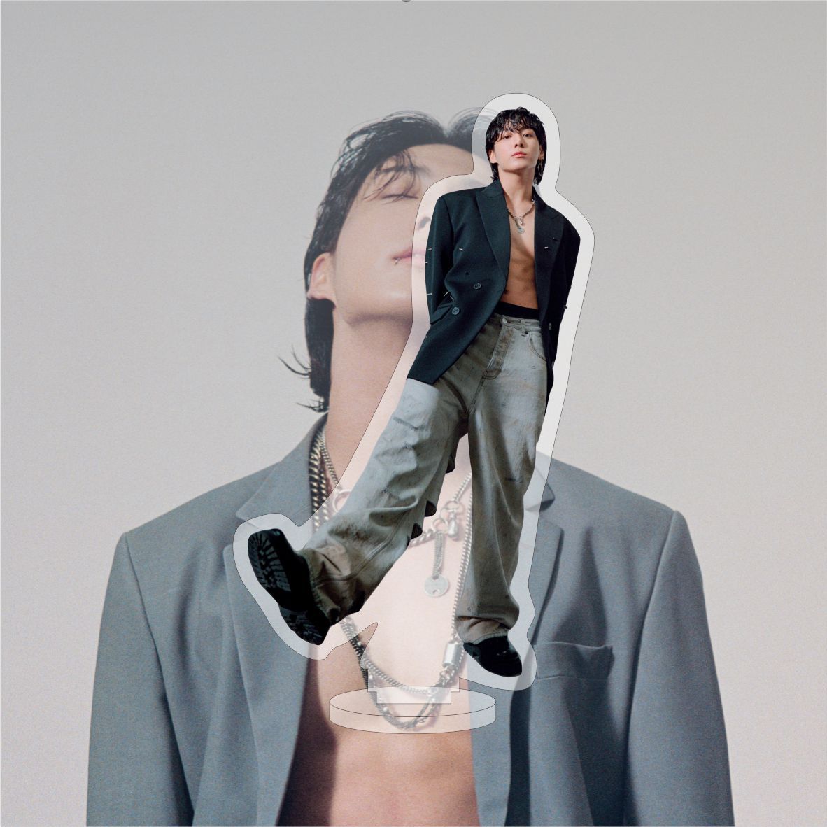 Jung Kook Acrylic Double-sided Standing Ornament