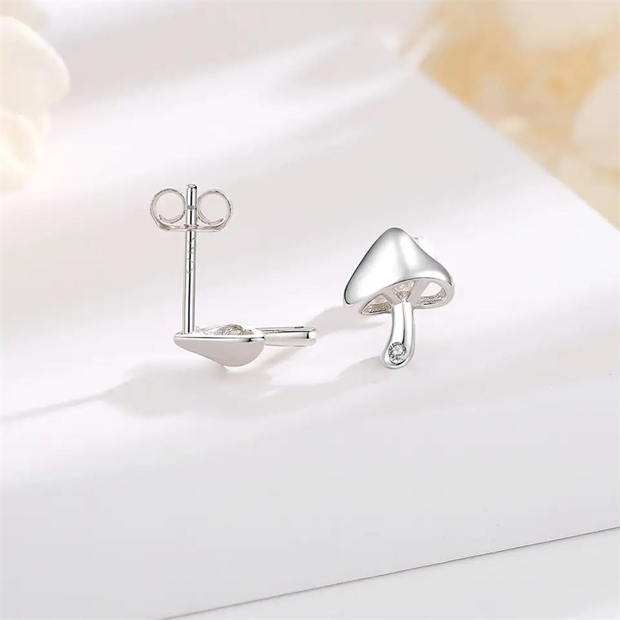 Cute Mushroom Women's Stud Earrings