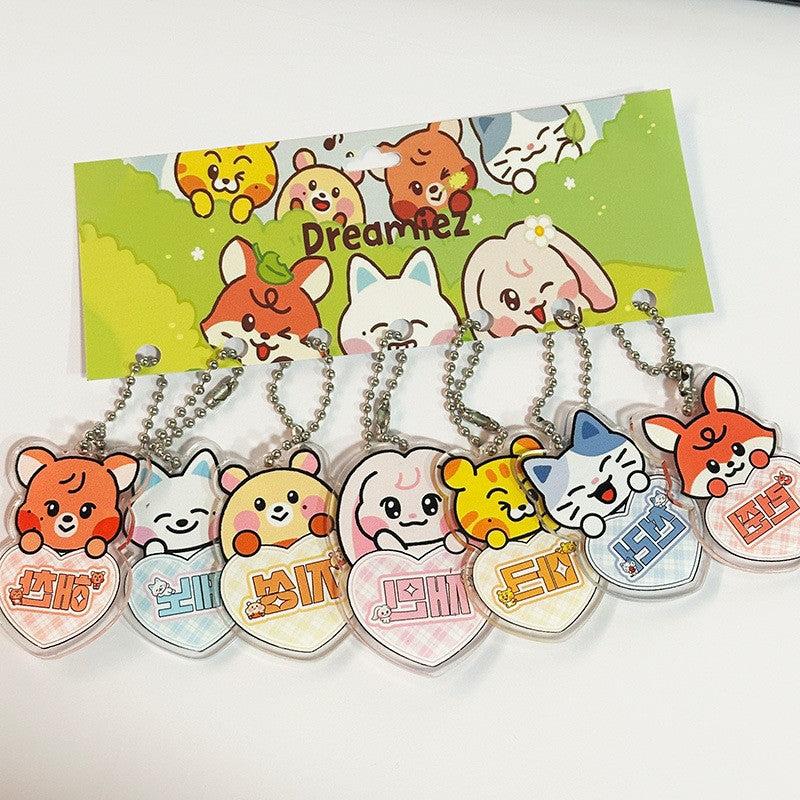 Dreamiez Name Tag Keychain Pendant Set