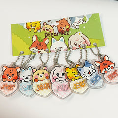 Dreamiez Name Tag Keychain Pendant Set