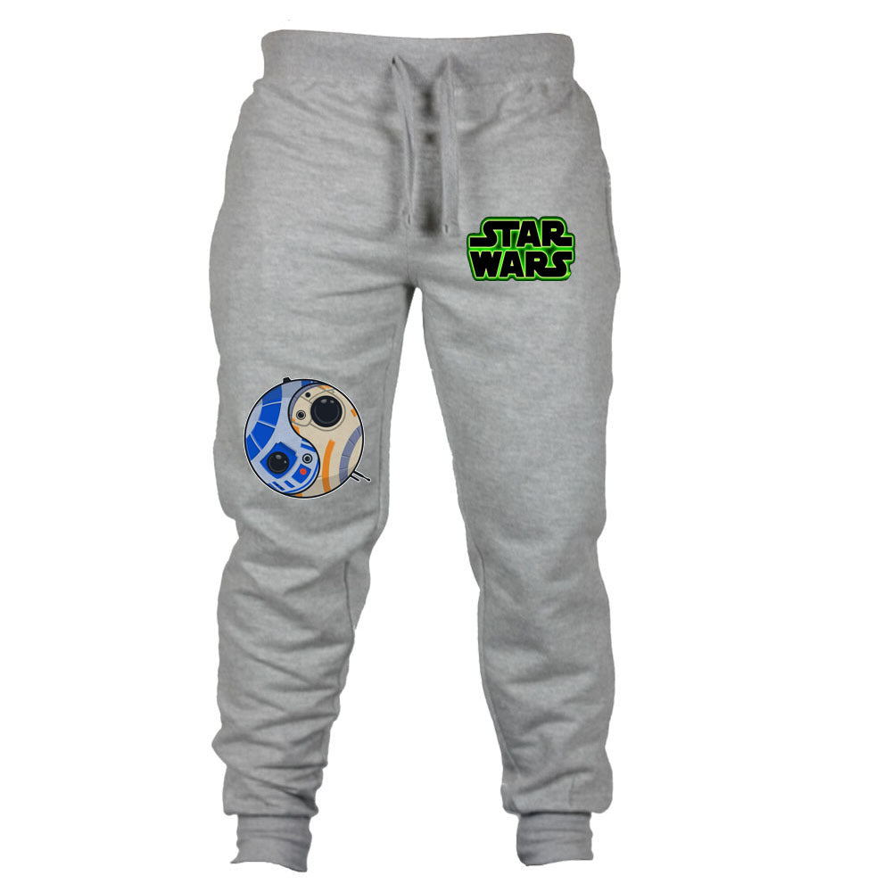 Casual Unisex Comic Slim Fit Sports Sweatpants