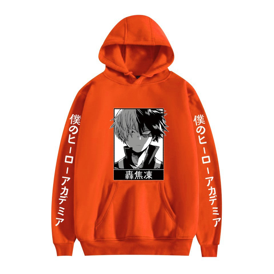 Men's and Women's Anime Graphic Print Hoodie Top