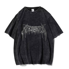 Retro Kpop Logo Poster Washed T-shirt