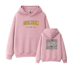 JUNGKOOK Album GOLDEN Loose Pullover Hoodie