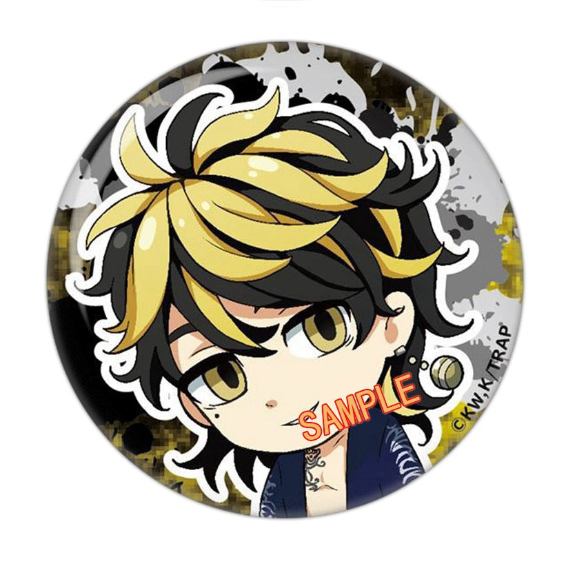 Cute Anime Round Badge